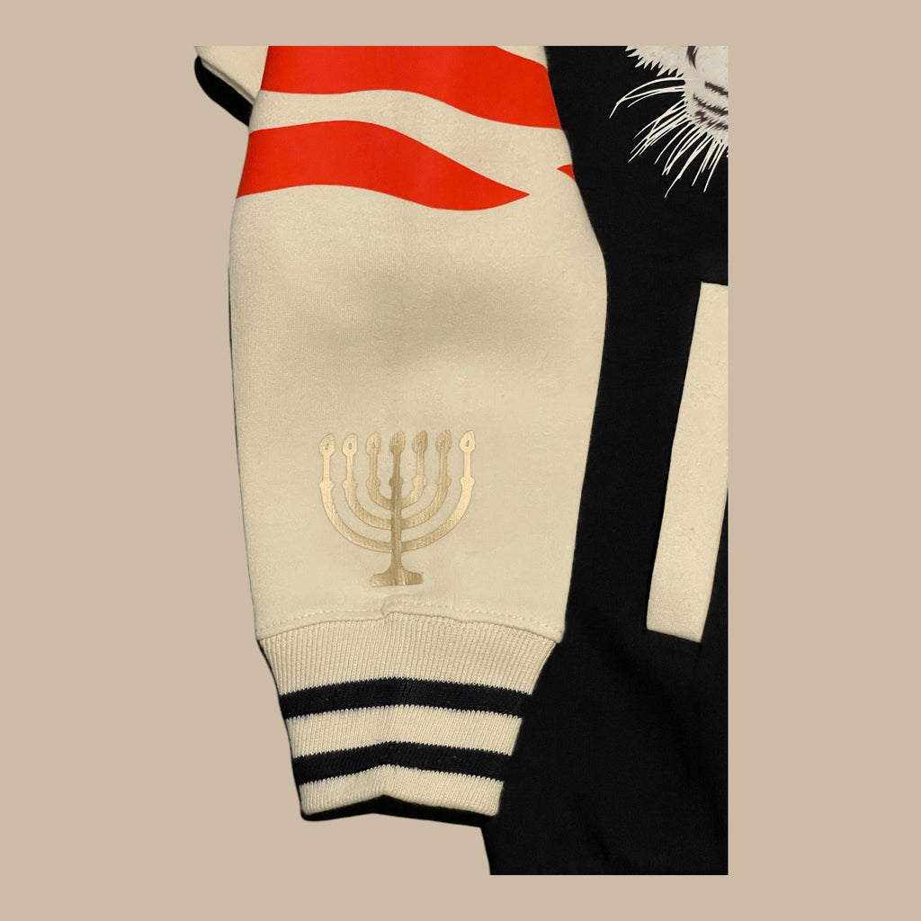 Stunt On U Signature Fleece Varsity Jacket | Orange Edition