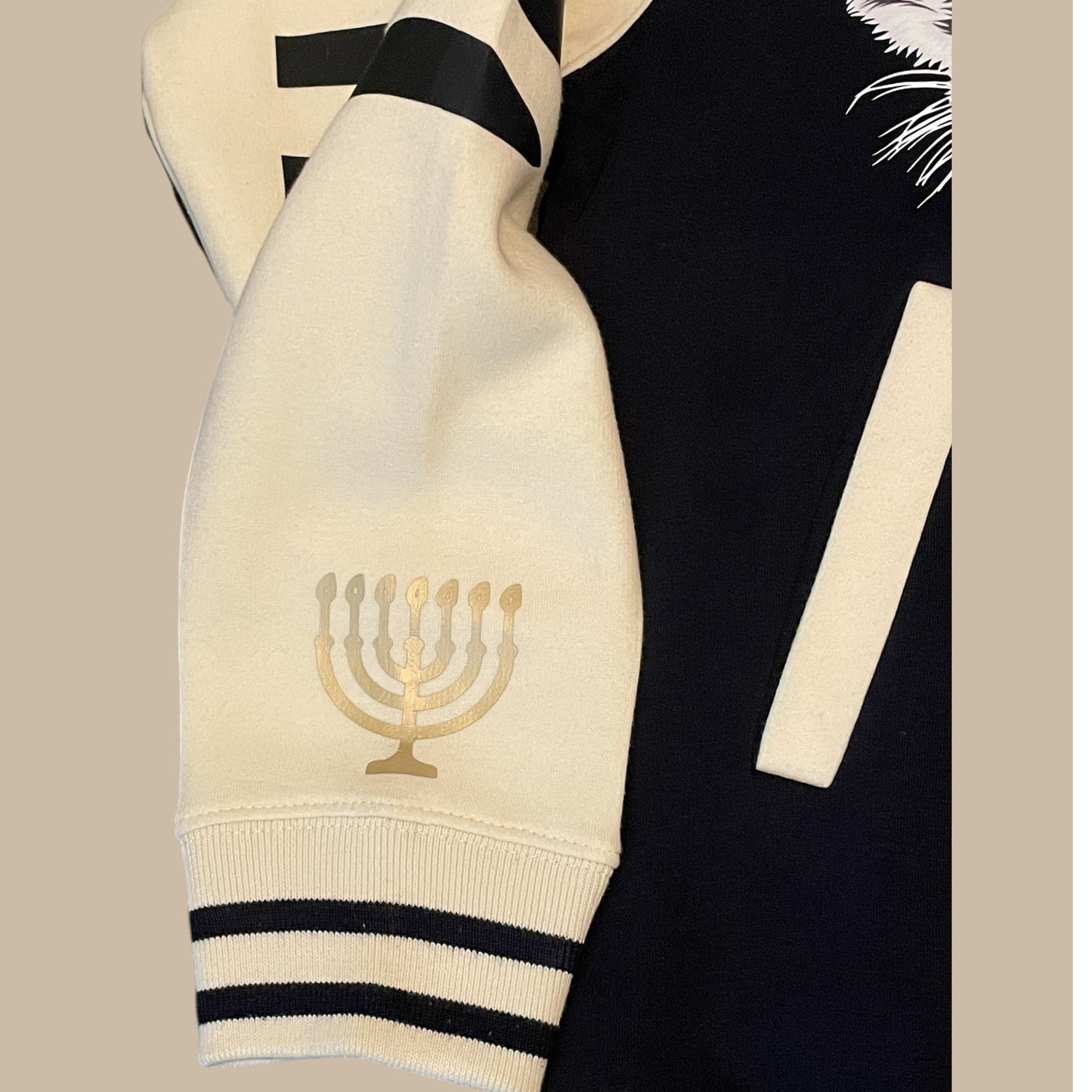 Stunt On U " Tribe of Judah" Fleece Varsity Jacket | Glow in the Dark Edition